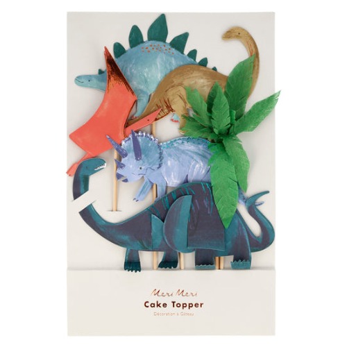 [MeriMeri] Dinosaur kingdom cake toppers