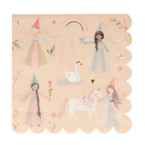 [MeriMeri] Princess Large Napkins (x16)
