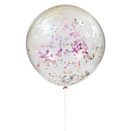[MeriMeri] Giant iridescent Balloon Kit (x 3)